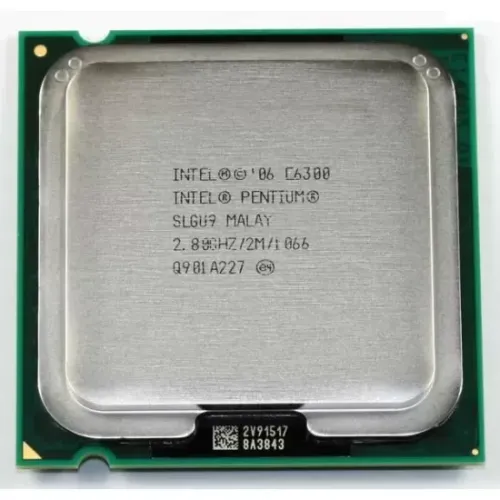 Intel Pentium Dual Core E6300 2.8 GHz Socket LGA775 CPU Processor SLGU9 Intel Pentium Dual Core E6300 2.8 GHz Socket LGA775 CPU Processor SLGU9