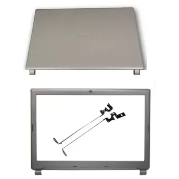 Replacement LCD Top Cover Bezel with Hinges for Acer Aspire V5-571