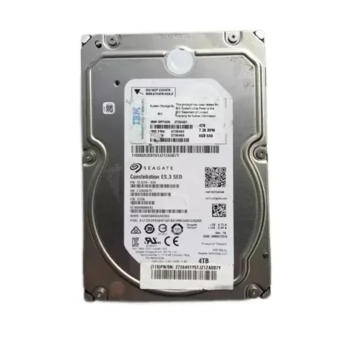 IBM 4TB SAS 6Gbps 3.5 Inch 7200 RPM Hard Disk Drive 2726493 2726491 ST4000NM0043 IBM 4TB SAS 6Gbps 3.5 Inch 7200 RPM Hard Disk Drive 2726493 2726491 ST4000NM0043