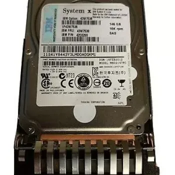 IBM 146GB 10K RPM SFF 2.5 Inch SAS Hard Disk 43W7536 43W7538 42C0269