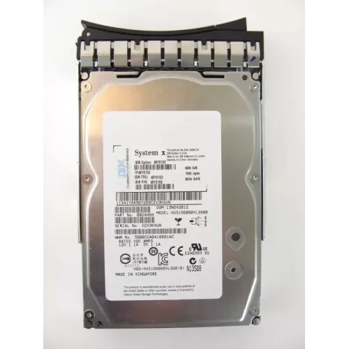 IBM 600GB SAS 15K RPM 6Gbps 3.5 Inch Hard Disk Drive 49Y6103 49Y6106 IBM 600GB SAS 15K RPM 6Gbps 3.5 Inch Hard Disk Drive 49Y6103 49Y6106