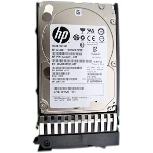 HP 300GB 10K 2.5 Inch SFF SAS Hard Disk Drive EG0300FCVBF 693569-001 507129-004 HP 300GB 10K 2.5 Inch SFF SAS Hard Disk Drive EG0300FCVBF 693569-001 507129-004
