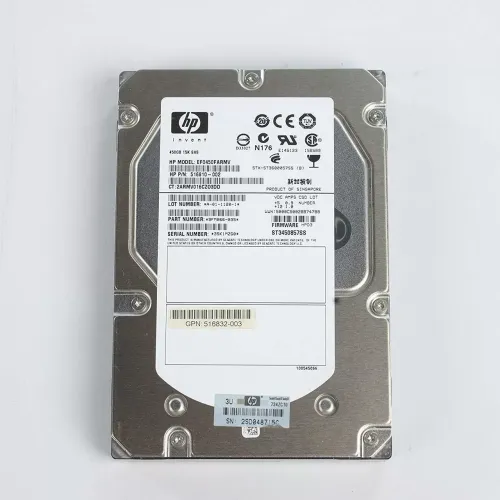 HP 450GB 6Gbps 15K SAS Hard Disk Ef0450Fatfe 516810-002 533871-002 516832-003 HP 450GB 6Gbps 15K SAS Hard Disk Ef0450Fatfe 516810-002 533871-002 516832-003