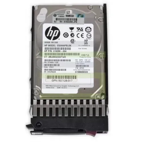 HP 900GB 10k SAS 2.5 Inch Hard Disk Drive 619286-004 HP 900GB 10k SAS 2.5 Inch Hard Disk Drive 619286-004