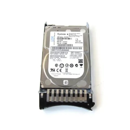 IBM 1TB 7200rpm 6Gbps 2.5Inch SATA Hot-Swap Hard Disk 81Y9731 IBM 1TB 7200rpm 6Gbps 2.5Inch SATA Hot-Swap Hard Disk 81Y9731