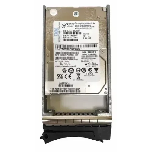 IBM 300GB 15K 6G 2.5 Inch SAS Hard Disk 81Y9891 81Y9902 81Y9913 IBM 300GB 15K 6G 2.5 Inch SAS Hard Disk 81Y9891 81Y9902 81Y9913