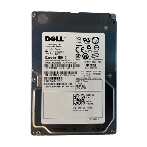 Seagate Savvio 73GB 15K RPM SAS 6Gbps 2.5 Inch Hard Drive 9FT066-005 Seagate Savvio 73GB 15K RPM SAS 6Gbps 2.5 Inch Hard Drive 9FT066-005