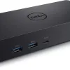 Dell Universal Dock - D6000, Equipped with USB-C/USB-A PowerShare Options, Connect Upto Three 4K Displays, LED Indicator, Black