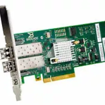 Brocade 825 Dual Port FC HBA 8Gbps PCI-E with SFP high profile bracket 84-1000446-01