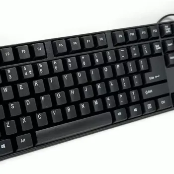 TVS KB-1808 Electronics Champ Wired Keyboard Black