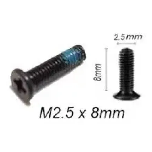 50-Pack Laptop M2.5X8 Width 2.5MM Height 8MM Screws 50-Pack Laptop M2.5X8 Width 2.5MM Height 8MM Screws