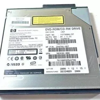 HP ProLiant Novartis Server CD-RW/DVD-rom Combo drive DW-224E 294766-9D7 1977098V-57 383696-002