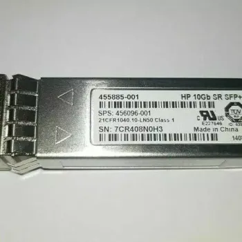 HP 455885-001 10GB SR SFP Optical Gigabit ethernet transceiver
