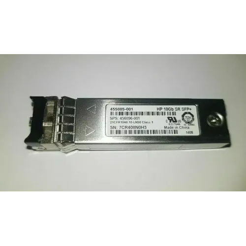 HP 455885-001 10GB SR SFP Optical Gigabit ethernet transceiver HP 455885-001 10GB SR SFP Optical Gigabit ethernet transceiver