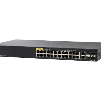 Cisco SG500-28P 28 Port Gigabit POE 500 Series Stackable Managed Switch