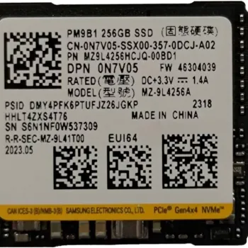 Samsung PM9B1 256GB M.2 PCI-e NVME SSD Internal Solid State Drive Samsung PM9B1 256GB M.2 PCI-e NVME SSD Internal Solid State Drive