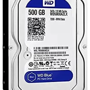 Western Digital 64MB 7200 RPM 500GB 6Gbps 3.5 Inch SATA Hard Disk WD5000AZLX
