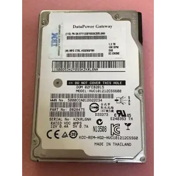IBM 1.2tb 10k 6g 2.5" sas hdd 0B28475 00AD079 00AD076