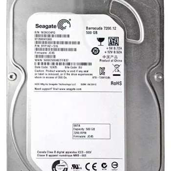Seagate 500gb 7.2k rpm 3.5 inch sata hard disk ST3500413AS 9YP142-304