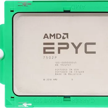 AMD EPYC 7502P Processor 32C 2.5GHZ 128MB Cache TDP 180W SP3 (OEM Tray Processor)