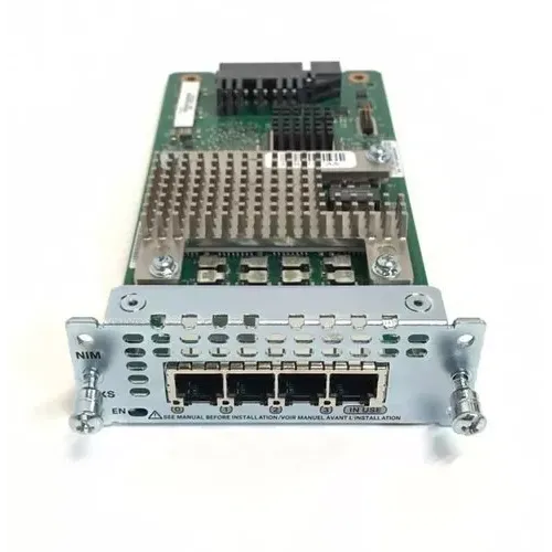 Cisco ISR 4000 Series 4 Port Network Card Interface Module NIM-4FXO Cisco ISR 4000 Series 4 Port Network Card Interface Module NIM-4FXO