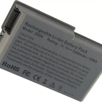Dell Latitude D500 D520 D600 6 Cell Laptop Battery
