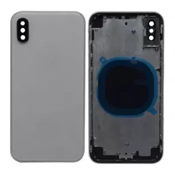 Replacement Back Housing for Apple iPhone X Full - Silver Replacement Back Housing for Apple iPhone X Full - Silver