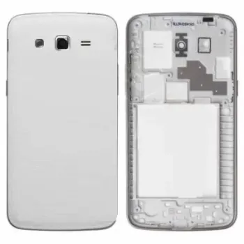 Replacement Back Housing for Samsung Galaxy Grand 2 SM-G7102 with dual SIM Full - White Replacement Back Housing for Samsung Galaxy Grand 2 SM-G7102 with dual SIM Full - White