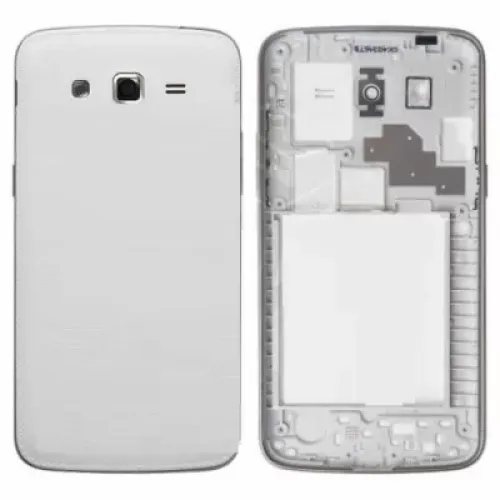 Replacement Back Housing for Samsung Galaxy Grand 2 SM-G7102 with dual SIM Full - White Replacement Back Housing for Samsung Galaxy Grand 2 SM-G7102 with dual SIM Full - White
