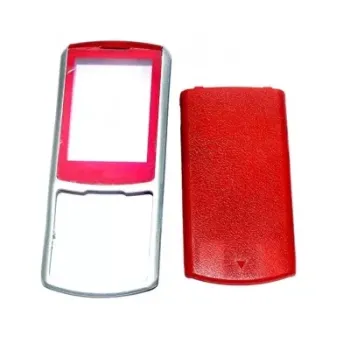 Replacement Back Housing for Samsung S3310 Full - Red & Silver Replacement Back Housing for Samsung S3310 Full - Red & Silver