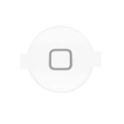 Apple iPhone 4 Home Button Outer Plastic Key-White Apple iPhone 4 Home Button Outer Plastic Key-White