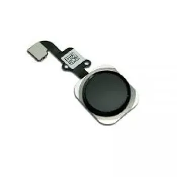 Apple iPhone 6 Home Button Complete with Outer Plastic with Inner Flex-Black Apple iPhone 6 Home Button Complete with Outer Plastic with Inner Flex-Black