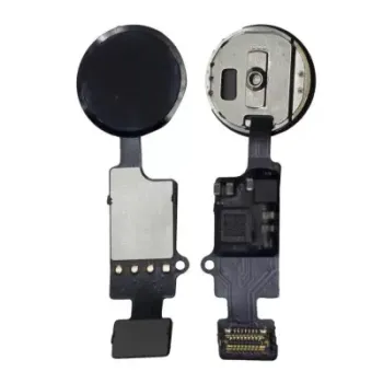 Apple iPhone 7 Plus Home Button Complete-Outer Plastic with Inner Flex-Black Apple iPhone 7 Plus Home Button Complete-Outer Plastic with Inner Flex-Black