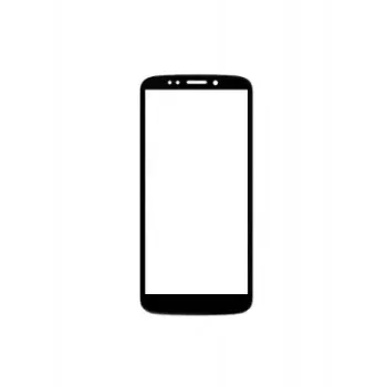 Moto G6 Play Front Glass - Black