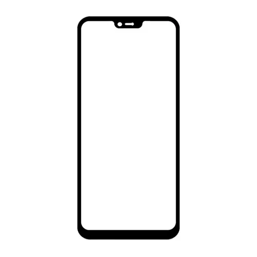 Oppo F7 Front Glass - Black Oppo F7 Front Glass - Black