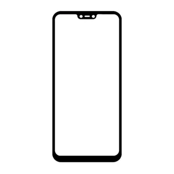 Realme 2 Front Glass - Black