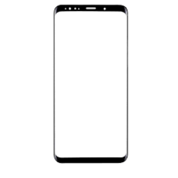 Samsung Galaxy S9 Front Glass - Black Samsung Galaxy S9 Front Glass - Black