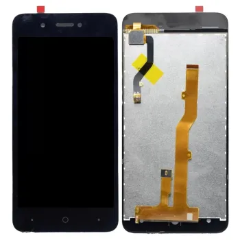 LCD with Touch Screen for Itel A25 - Black (Display Glass Combo Folder)