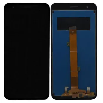 LCD with Touch Screen for Itel A27 - Black (Display Glass Combo Folder)