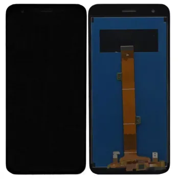 LCD with Touch Screen for Itel A27 - Black (Display Glass Combo Folder)