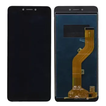 LCD with Touch Screen for Itel A44 Air - Black (Display Glass Combo Folder)