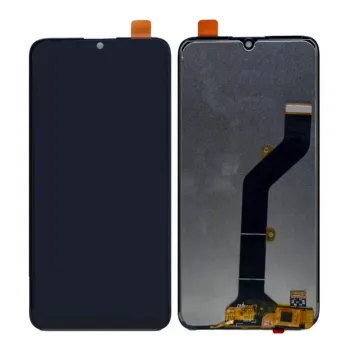 LCD with Touch Screen for Itel A48 - Black (Display Glass Combo Folder)