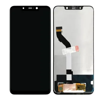LCD with Touch Screen for Poco F1 - Black (Display Glass Combo Folder)