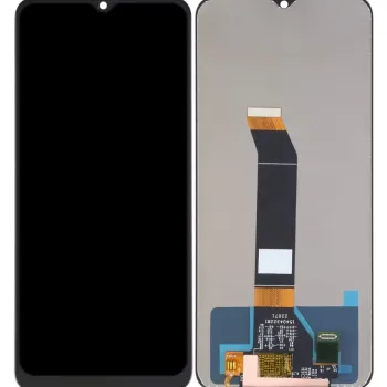 LCD with Touch Screen for Poco M4 - Black (Display Glass Combo Folder)