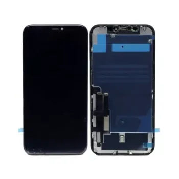LCD with Touch Screen for Apple iPhone 11 - Black (Display Glass Combo Folder)