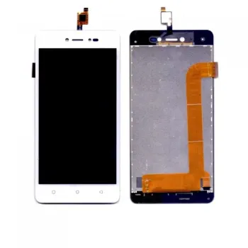 LCD with Touch Screen for Lava Z60 - White (Display Glass Combo Folder) LCD with Touch Screen for Lava Z60 - White (Display Glass Combo Folder)