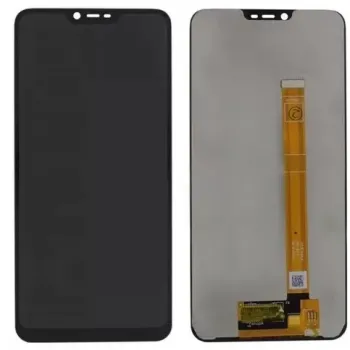LCD with Touch Screen for Realme C1 - Black (Display Glass Combo Folder)