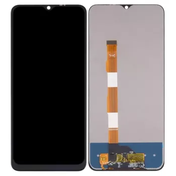 LCD with Touch Screen for Vivo Y16 - Black (Display Glass Combo Folder)