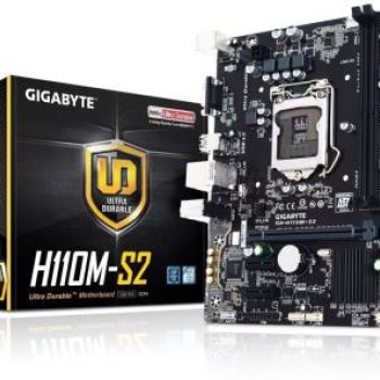 GIGABYTE H110M-S2 Motherboard (Black)
