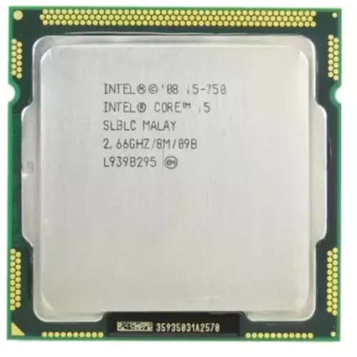 Intel i5 750 8MB 2.66 GHz LGA 1156 Socket Processor Intel i5 750 8MB 2.66 GHz LGA 1156 Socket Processor